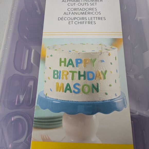 Wilton Alphabet/Number Cake Decorating Cut-Outs Set - Picture 2 of 5